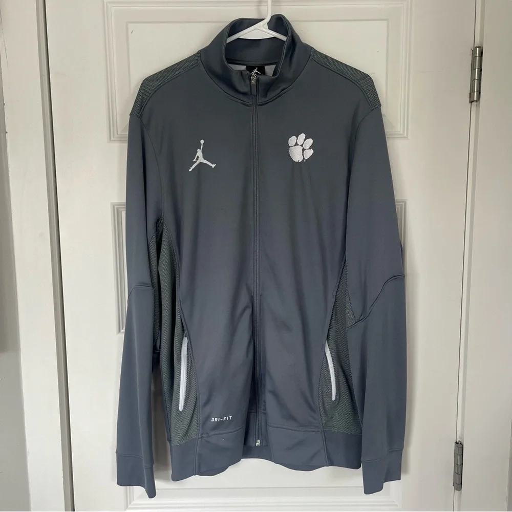 Jordan Dri-Fit Clemson Tigers Long Sleeve Zip Up